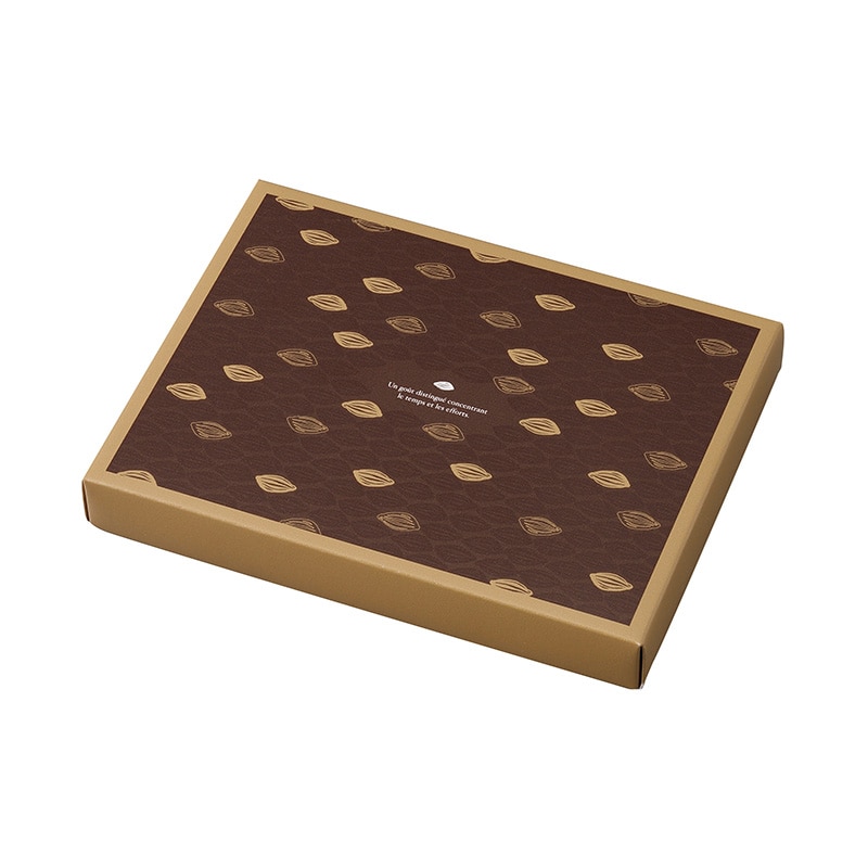 ヤマニパッケージ 洋菓子箱 アムールガナッシュ L 14×10 20-2057 100セット/箱(ご注文単位1箱)【直送品】