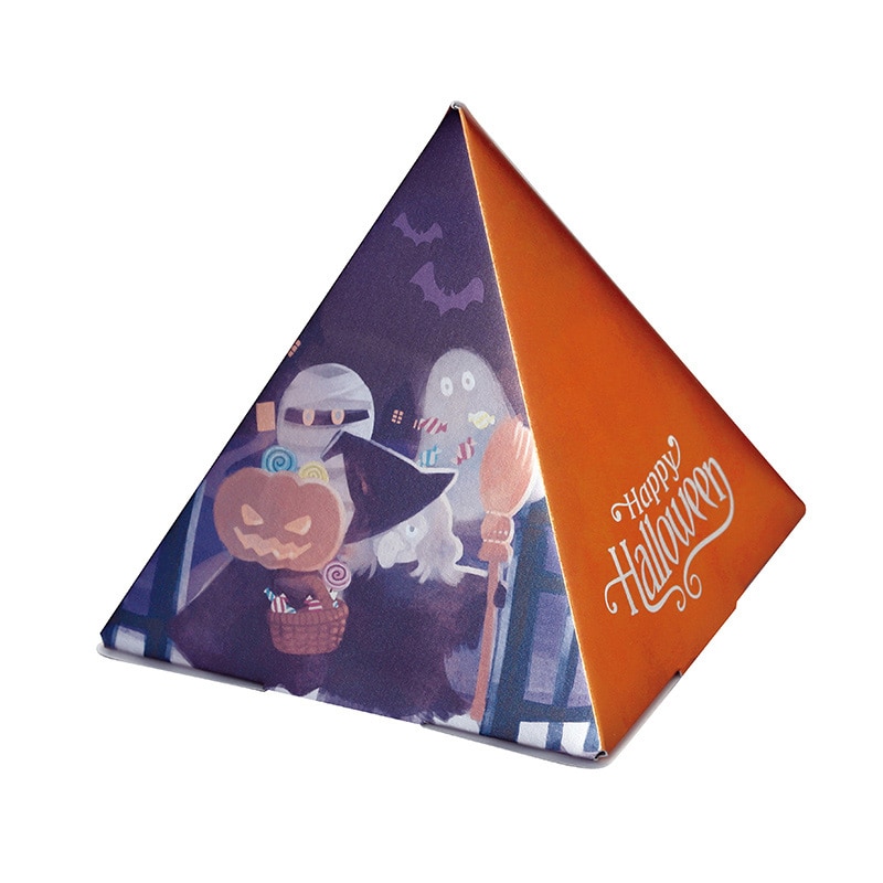 ヤマニパッケージ ギフトボックス　ハロウィンパーティー テトラ 20-2082 100枚/箱（ご注文単位1箱）【直送品】