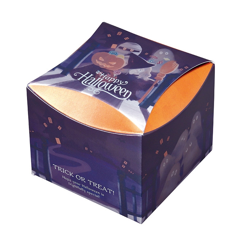 ヤマニパッケージ ギフトボックス　ハロウィンパーティー キュービック 20-2085 100枚/箱（ご注文単位1箱）【直送品】