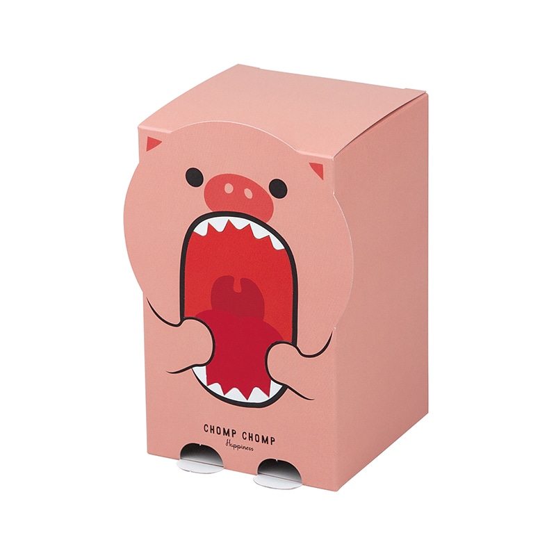 ヤマニパッケージ ギフトボックス　ガオーBOX ぶた 20-2093 100枚/箱（ご注文単位1箱）【直送品】