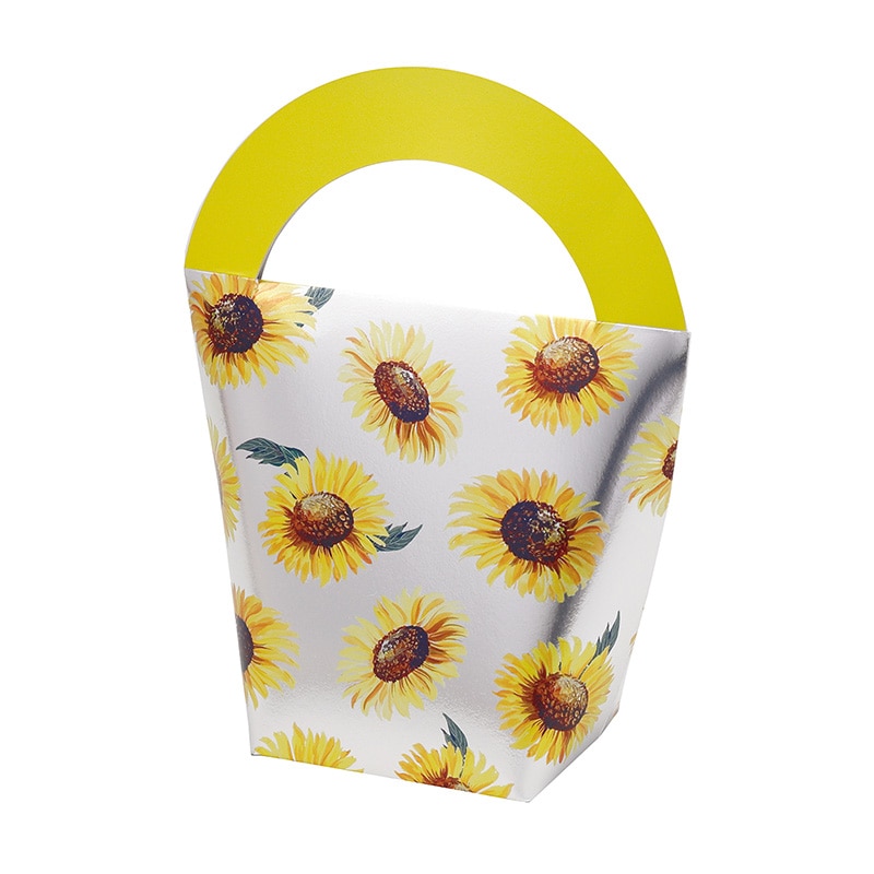 ヤマニパッケージ ギフトボックス　ハンディーBOX ひまわり 20-2134 100枚/箱（ご注文単位1箱）【直送品】