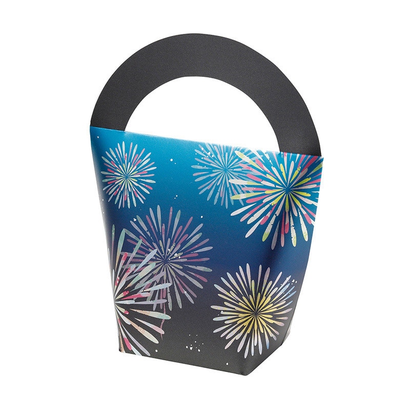 ヤマニパッケージ ギフトボックス　ハンディーBOX はなび 20-2136 100枚/箱（ご注文単位1箱）【直送品】