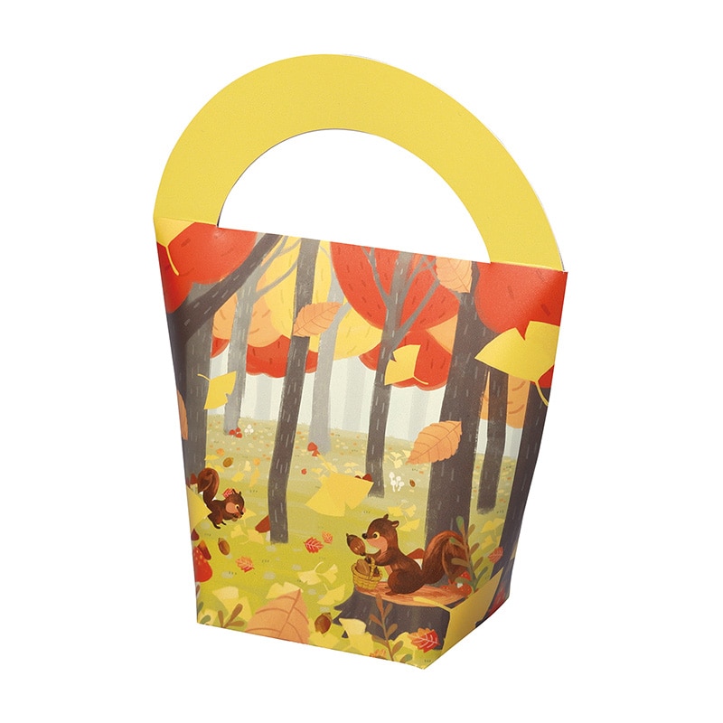 ヤマニパッケージ ギフトボックス　ハンディーBOX オータム 20-2142 100枚/箱（ご注文単位1箱）【直送品】