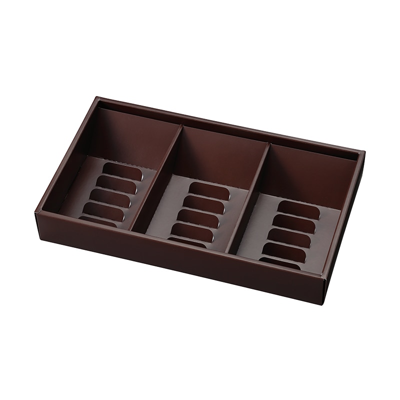 ヤマニパッケージ 洋菓子箱　ガトーセックギフト ブラウン　L 20-2155B 50セット/箱（ご注文単位1箱）【直送品】