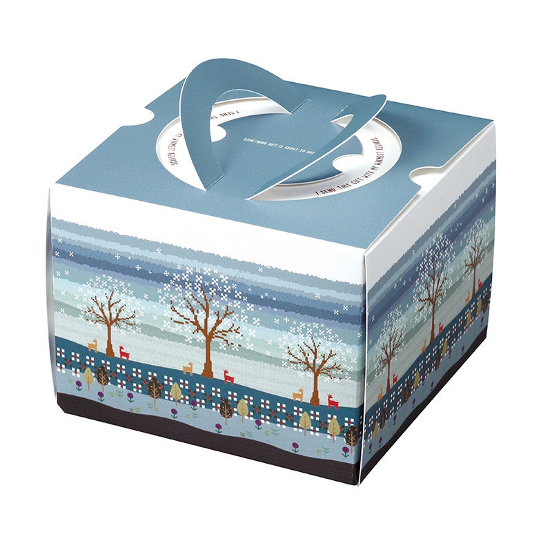 ヤマニパッケージ 洋菓子箱 リトルデコ 20-2168 100枚/箱(ご注文単位1箱)【直送品】