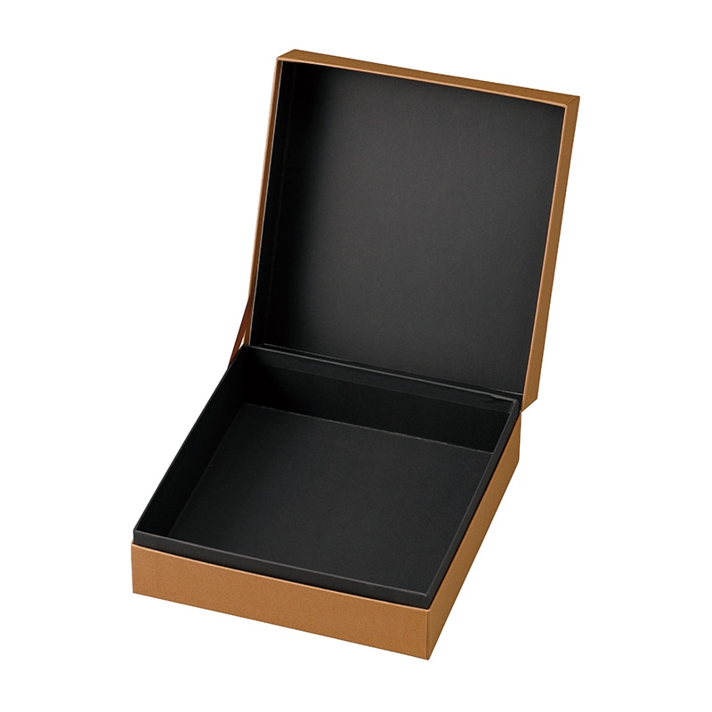 ヤマニパッケージ エクラン貼箱 ブラウン S 20-2195 42個/箱(ご注文単位1箱)【直送品】