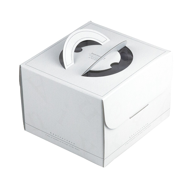 ヤマニパッケージ ケーキ箱 アニバーサリーデコ 5号 金台紙丸型付 20-2211TM 100セット/パック(ご注文単位1パック)【直送品】