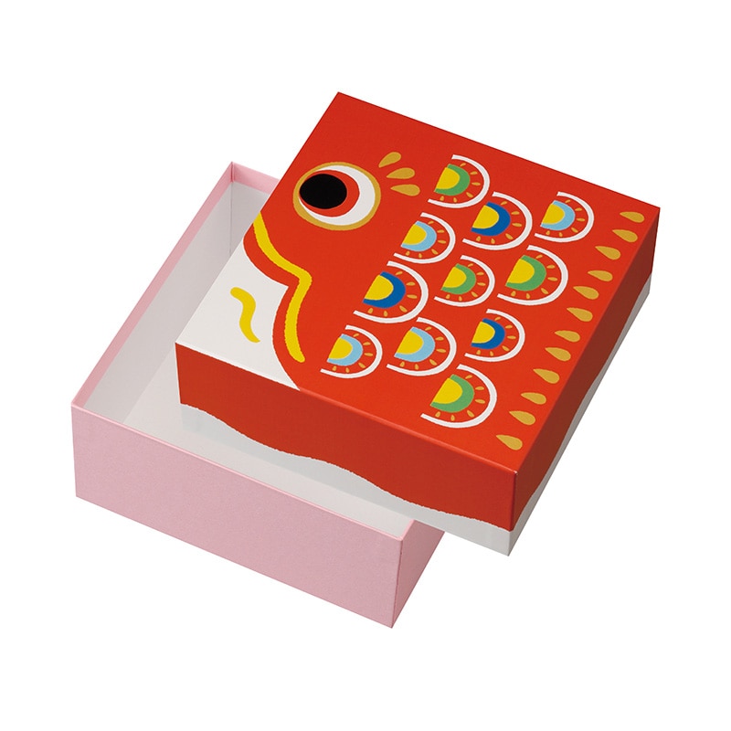 ヤマニパッケージ 貼箱 こいのぼり　赤 20-2271 30個/箱（ご注文単位1箱）【直送品】