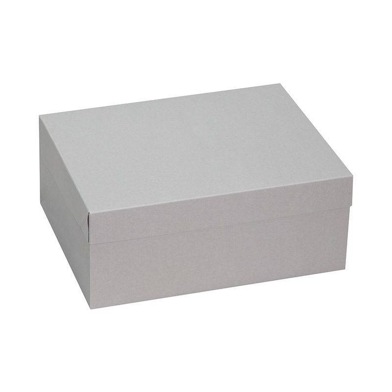 ヤマニパッケージ ケーキ箱　フードサービス110　HSグレー #9 20-2351 50枚/パック（ご注文単位2パック）【直送品】