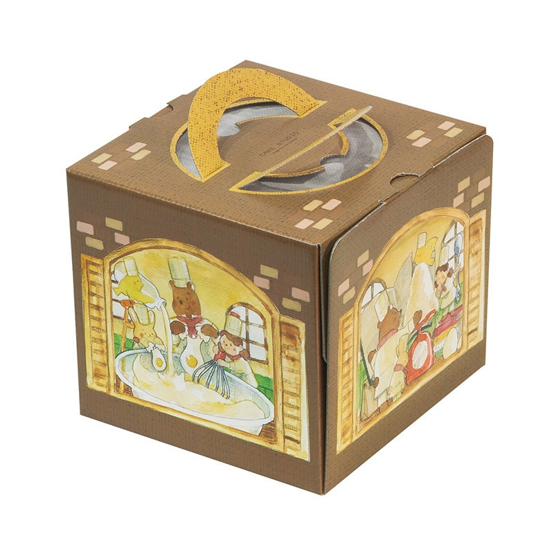 ヤマニパッケージ ケーキ箱　ケーキスタジオ 4.5号 20-2362 100枚/箱（ご注文単位1箱）【直送品】