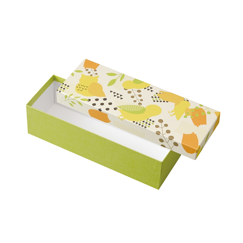 ヤマニパッケージ 貼箱 シュエット　グリーン 20-2391 50個/箱（ご注文単位1箱）【直送品】