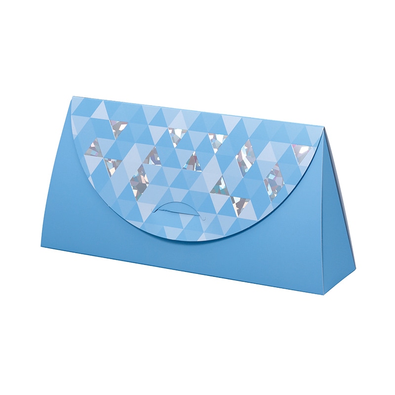 ヤマニパッケージ ギフトボックス クラッチバッグ ブルー 20-2394 100枚/包(ご注文単位1包)【直送品】