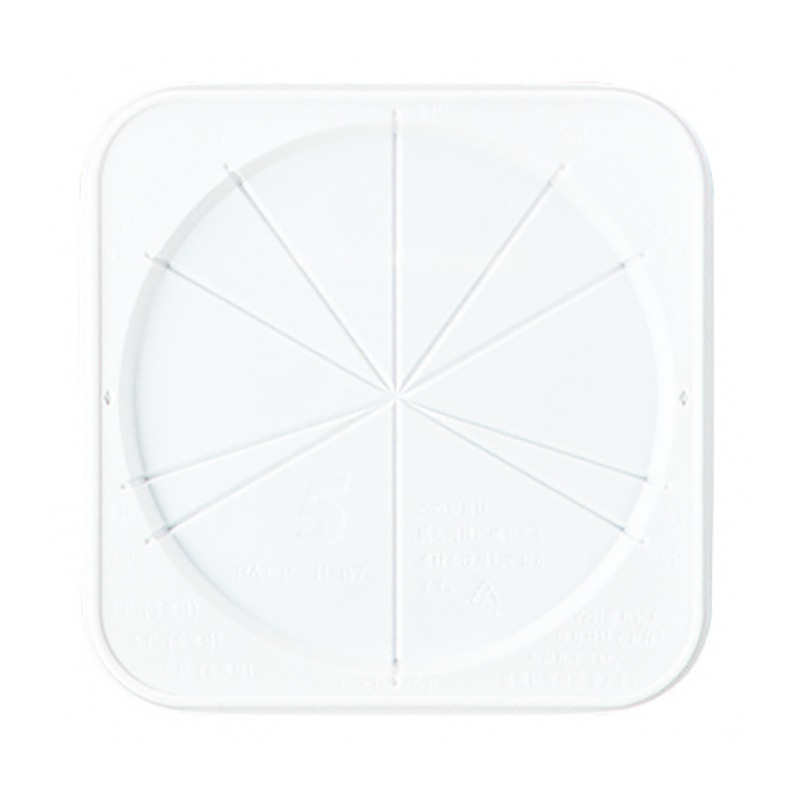 ヤマニパッケージ ケーキ箱 デコホワイト 5号 CLトレー付 DE-8 100セット/箱(ご注文単位1箱)【直送品】