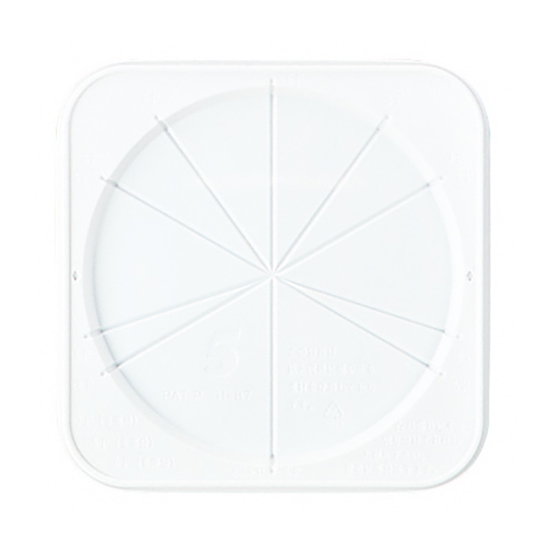 ヤマニパッケージ ケーキ箱 デコホワイト 6号 CLトレー付 DE-9 100セット/箱(ご注文単位1箱)【直送品】