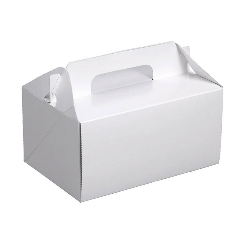 ヤマニパッケージ ケーキ箱　サイドオープン #6 DE-34 50枚/パック（ご注文単位10パック）【直送品】