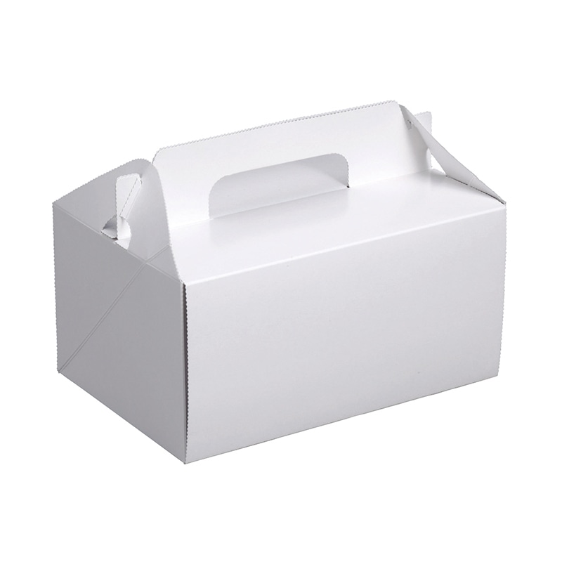 ヤマニパッケージ ケーキ箱　サイドオープン #8 DE-36 50枚/パック（ご注文単位6パック）【直送品】