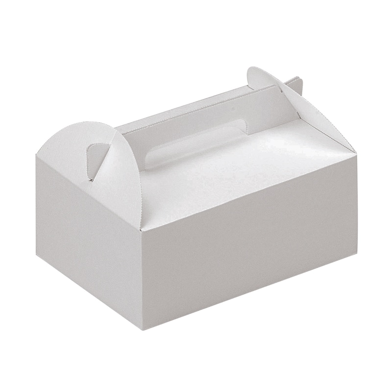 ヤマニパッケージ ケーキ箱　エコキャリー #7 DE-52 25枚/包（ご注文単位4包）【直送品】