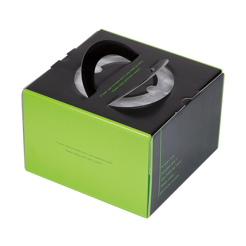 ヤマニパッケージ ケーキ箱 ラグジュデコ 6号 台紙なし DE-182 100枚/箱(ご注文単位1箱)【直送品】