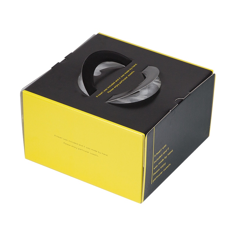 ヤマニパッケージ ケーキ箱 ラグジュデコ 7号 台紙なし DE-183 100枚/箱(ご注文単位1箱)【直送品】