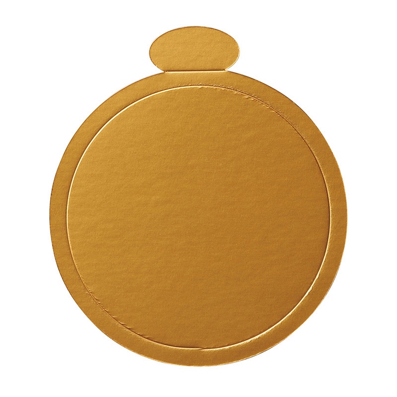 ヤマニパッケージ ケーキ箱 シャルムデコ 6号 金台紙付 DE-265TM 100セット/パック(ご注文単位1パック)【直送品】