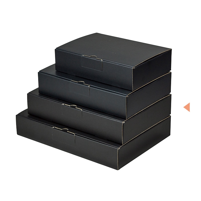 ヤマニパッケージ はっ水宅配箱　黒 6cm EE-64B 50枚/箱（ご注文単位2箱）【直送品】