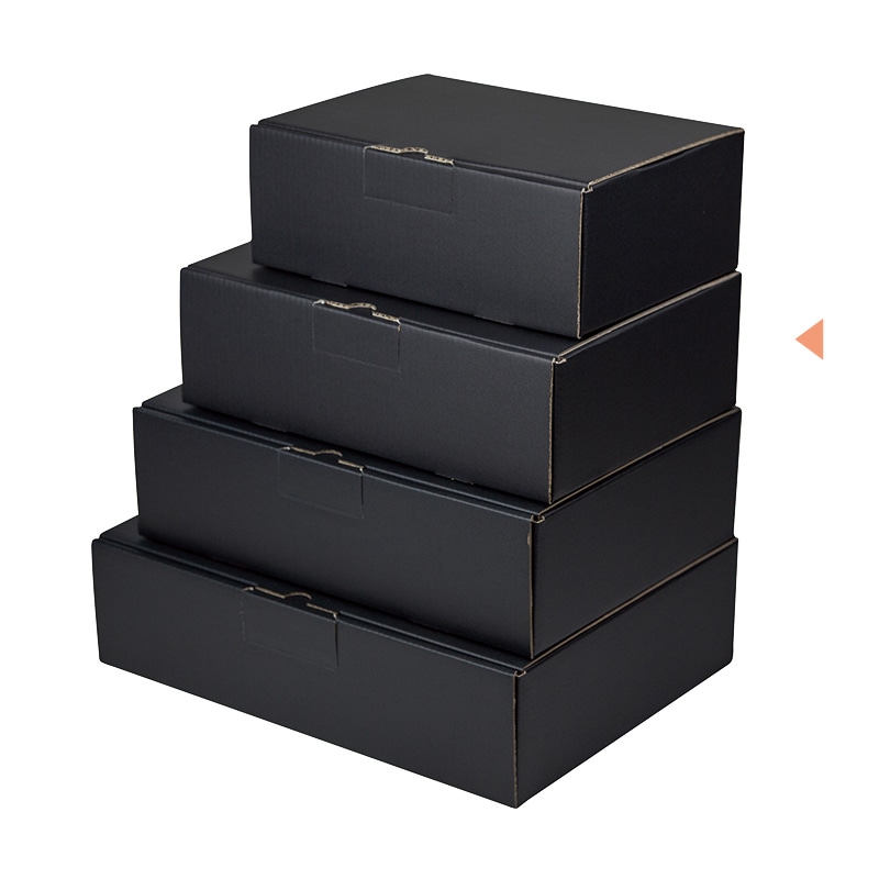 >ヤマニパッケージ はっ水宅配箱　黒 9cm EE-93B 50枚/箱（ご注文単位2箱）【直送品】