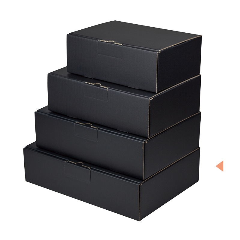 ヤマニパッケージ はっ水宅配箱　黒 9cm EE-95B 25枚/箱（ご注文単位2箱）【直送品】