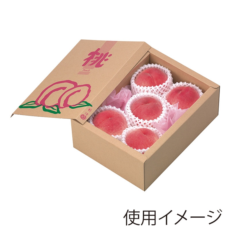 ヤマニパッケージ 桃 サービス箱 L-2041 10枚/束(ご注文単位10束)【直送品】