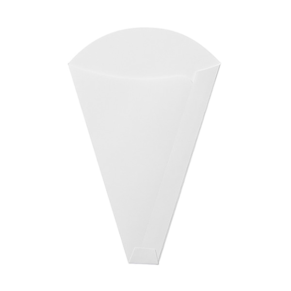 スナック三角袋 白無地 H-22-1 50枚/束（ご注文単位40束）【直送品】