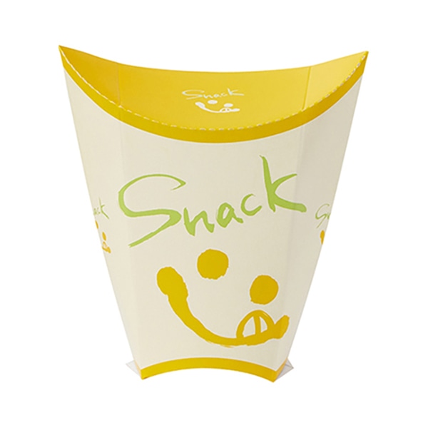 スナックケース スマイル柄 H-16-3 50枚/束（ご注文単位30束）【直送品】