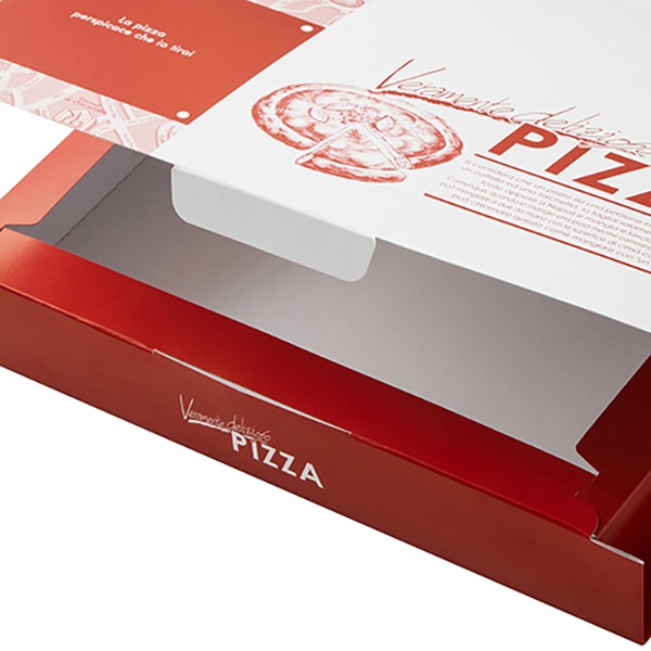 ピザ箱 12インチ イタリアーノ H-26-3 50枚/袋(ご注文単位2袋)【直送品】
