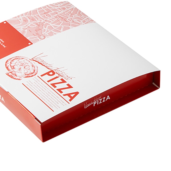 ピザ箱 12インチ イタリアーノ H-26-3 50枚/袋(ご注文単位2袋)【直送品】