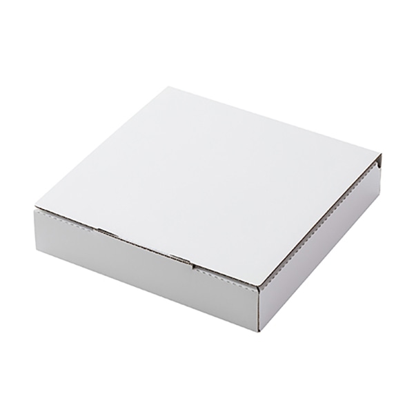 ピザ箱　23cm 白無地 H-15-1 25枚/袋（ご注文単位4袋）【直送品】