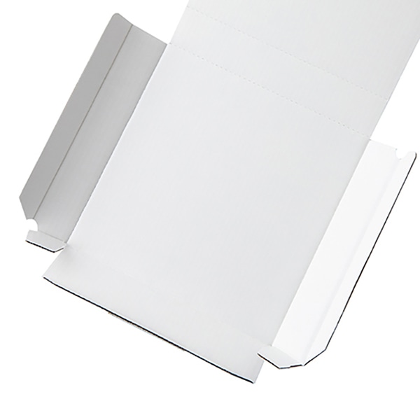 ピザ箱 26cm 白無地 H-13-6 25枚/袋(ご注文単位4袋)【直送品】