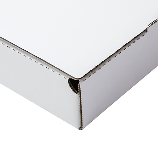 ピザ箱 31cm 白無地 H-13-7 25枚/袋(ご注文単位4袋)【直送品】