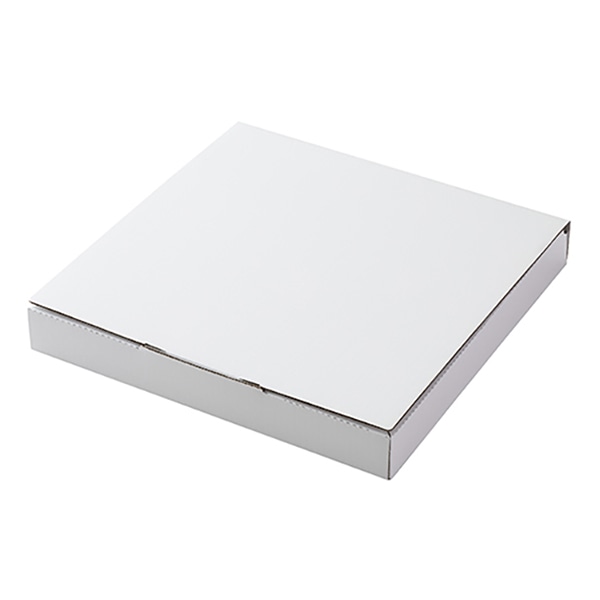 ピザ箱　36cm 白無地 H-13-8 25枚/袋（ご注文単位4袋）【直送品】