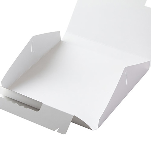 ピザ箱 ピザホワイト 特大 H-18-2 50枚/袋(ご注文単位3袋)【直送品】