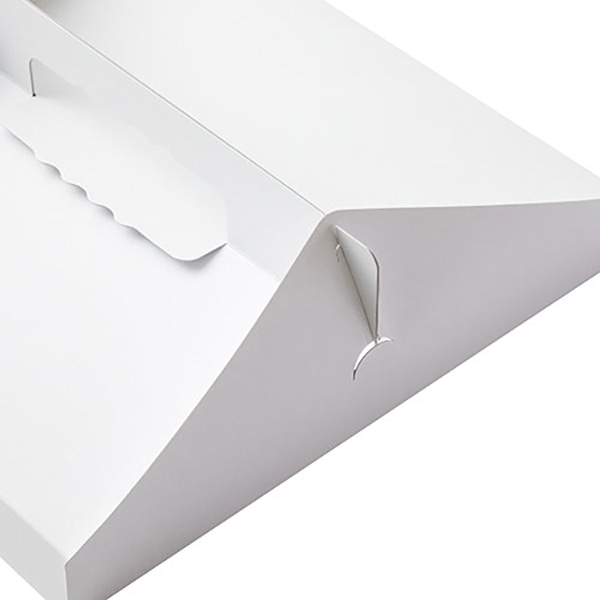 ピザ箱 ピザホワイト 特大 H-18-2 50枚/袋(ご注文単位3袋)【直送品】