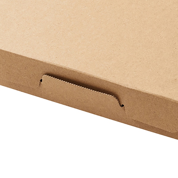 ピザ箱　八角　10インチ クラフト H-28-11 25枚/袋（ご注文単位4袋）【直送品】