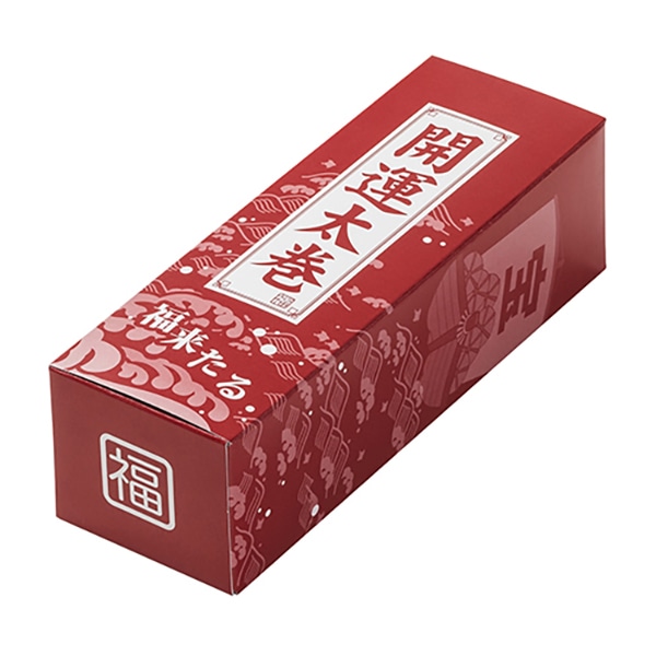 太巻寿司箱　開運太巻 恵方巻シール付 H-22-14 100枚/袋（ご注文単位6袋）【直送品】