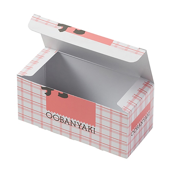 大判焼箱 5ケ入 ほかほか 192-1 100枚/束(ご注文単位6束)【直送品】