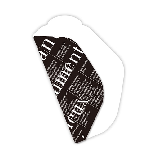 クレープ包装紙 ブラック R-5-1 200枚/袋(ご注文単位10袋)【直送品】