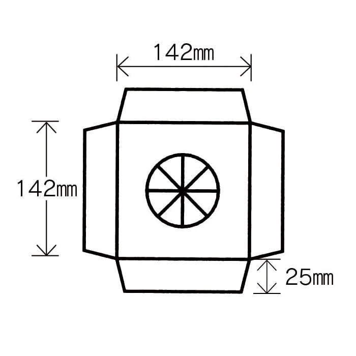 メロン用台紙 カラー L-16D 100枚/束(ご注文単位5束)【直送品】