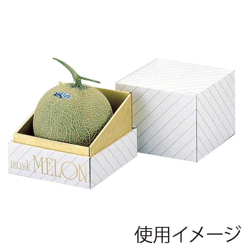 飾り箱 金台紙メロン 1ヶ入 L-73 30枚/束(ご注文単位1束)【直送品】