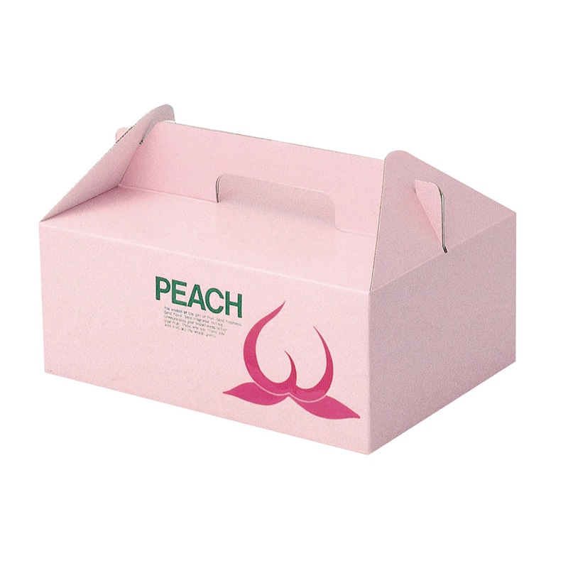 手提サービス箱 桃手提 L-170B 100枚/束(ご注文単位1束)【直送品】