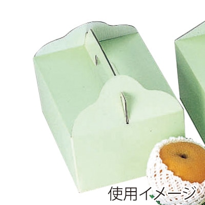 手提サービス箱 手提グリーン 小 L-267 20枚/束(ご注文単位5束)【直送品】