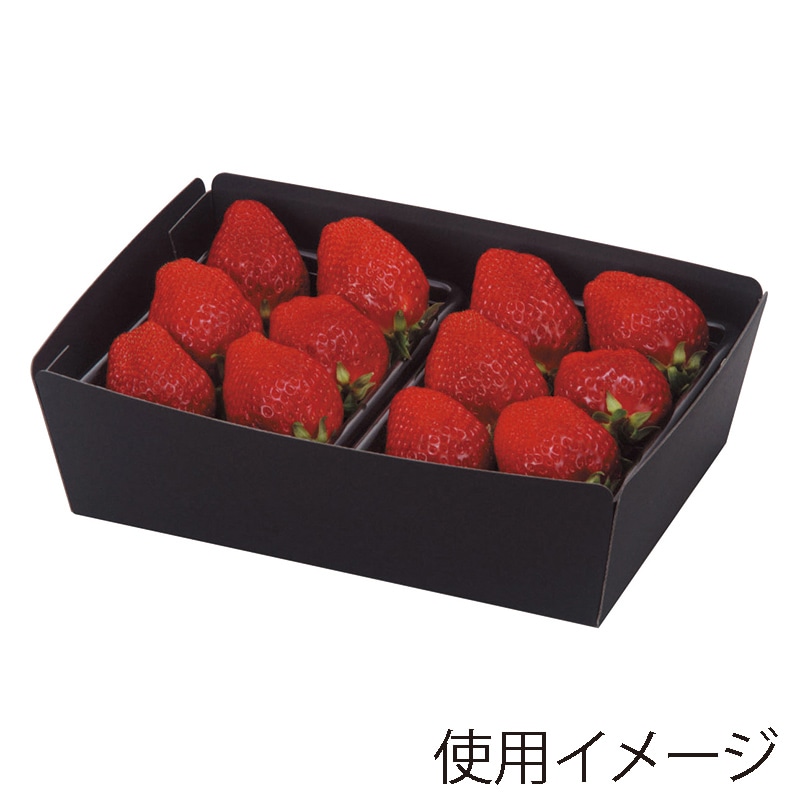 ミニ段トレー 黒パック×2　深型 L-2134 25枚/袋（ご注文単位16袋）【直送品】