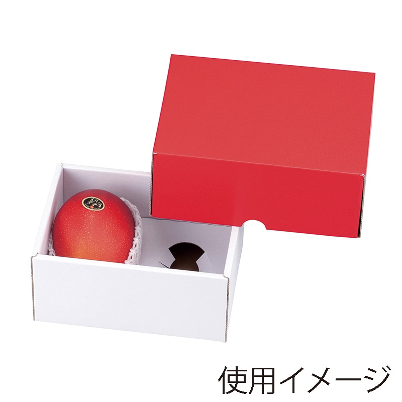 ギフト箱　ロイヤルハーフレッドBOX  L-2163 10枚/束（ご注文単位10束）【直送品】