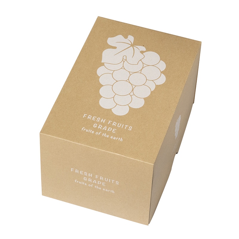 ギフト箱 ぶどうクラフト 1房 L-2527 10枚/束(ご注文単位5束)【直送品】