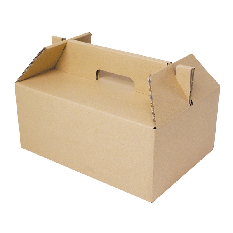 手提箱 クラフトキャリー 大 L-8005 25枚/束(ご注文単位2束)【直送品】